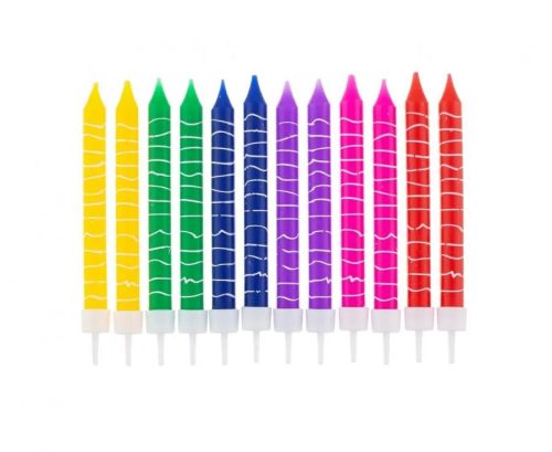 Crayons, Szines tortagyertya, gyertya szett 12 db-os