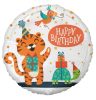 Tigris Happy Birthday Tiger fólia lufi 36 cm