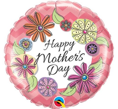 Boldog Anyák Napját Happy Mother's Day fólia lufi 46 cm