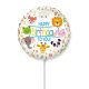 Állatos Happy Birthday Animals fólia lufi 36 cm (WP)