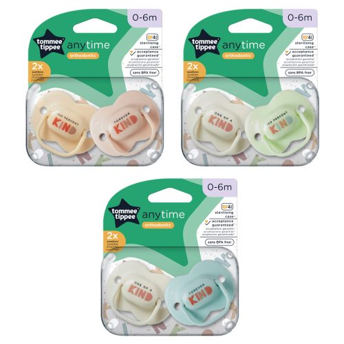 Tommee Tippee játszócumi CTN Anytime 2 db 0-6 hó