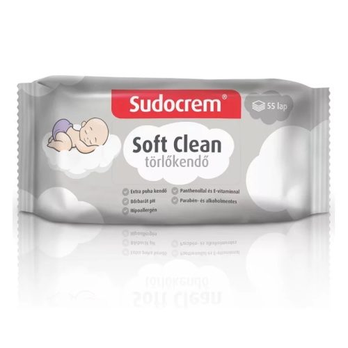 Sudocrem törlõkendõ soft clean 55db-os