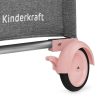 Kinderkraft utazóágy Joy kiegészítõkkel szürke-pink