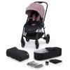 Kinderkraft babakocsi többfunkciós Evolution Cocoon 2in1 puha mózessel Mauvelous pink