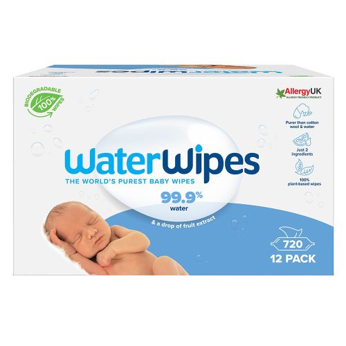 WaterWipes bio baba nedves törlõkendõ 12x60 lapos