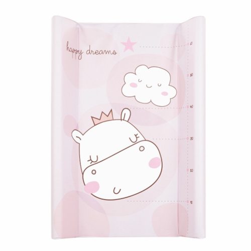 Kikkaboo pelenkázólap - merev 2 oldalú 50x70cm  Happy dreams pink