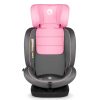 Lionelo gyerekülés Bastiaan i-Size Isofix 360 fok 40-150 cm pink-szürke