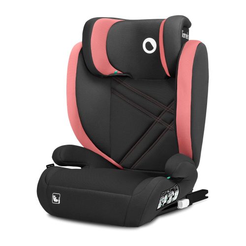 Lionelo gyerekülés Hugo I-Size 100-150 cm Isofix pink-szürke