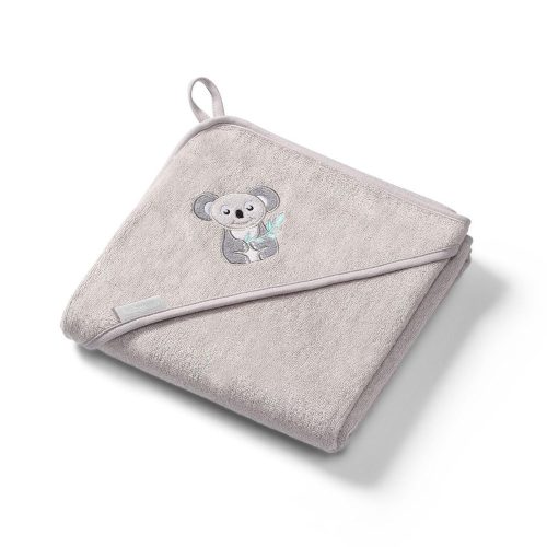 BabyOno fürdõlepedõ kapucnis bambusz 100x100cm szürke koala 346/06