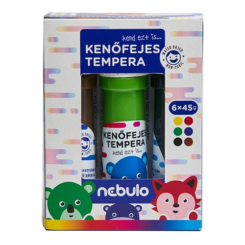 Tempera kenőfejes Nebulo 45 g 6 db-os klt.