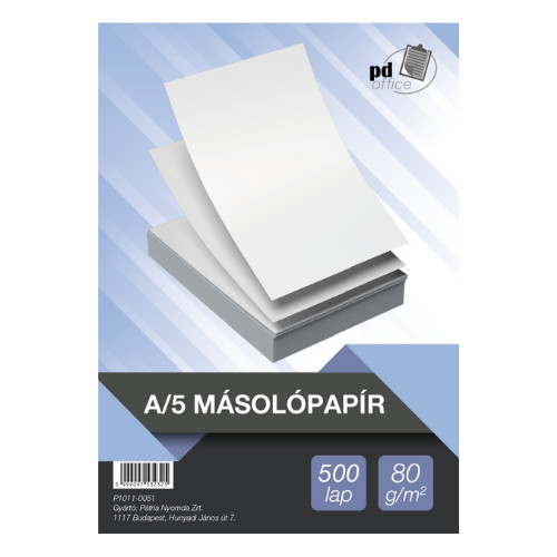 Másolópapír pd A/5 80g 500 ív/csomag