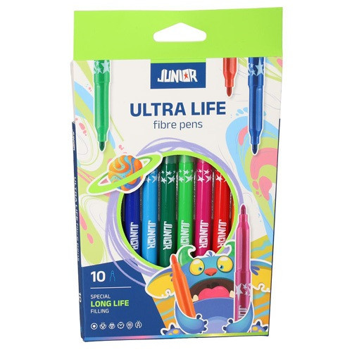 Színes rostirón Junior Ultra life 10 darabos