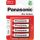 Ceruza elem Panasonic Red Zinc AA 1.5V cink-mangán R6R 4 db-os