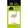 3D papírmodell Fridolin Flamingó