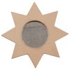 Kreatív decoupage tárgy Clairefontaine Décopatch nap alakú képkeret felakasztható