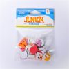 Kreatív Junior öntapadós habszivacs betűk 20 db/csomag vegyes színek formák