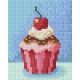 Pixelhobby  801228 Muffin kreatív szett 10,x12,7cm 1 alaplapos