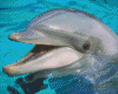 Pixelhobby  804016 Delfin (25,4x20,3cm) 4 alaplapos szett