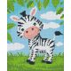 Pixelhobby  804372 Zebra (20,3x25,4cm) 4 alaplapos szett