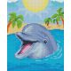 Pixelhobby  804377 Delfin (20,3x25,4cm) 4 alaplapos szett