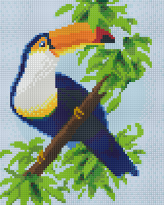 Pixelhobby  804381 Tukán (20,3x25,4cm) 4 alaplapos szett