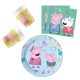 Peppa malac Messy Play party szett 36 db-os 23 cm-es tányérral