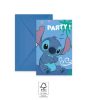 Disney Lilo és Stitch, A csillagkutya Angel party meghívó 6 db-os FSC