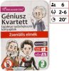 Géniusz Kvartett: Zseniális elmék - ismeretterjesztő kártyajáték  Purple Cow