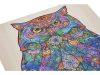 Grafix - Fa puzzle Bagoly Egyedi formák 130 db - Keret 30 x 22 cm - FSC fa