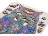 Grafix - Fa puzzle Bagoly Egyedi formák 130 db - Keret 30 x 22 cm - FSC fa