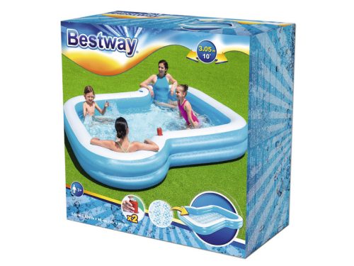 Bestway Felfújható úszómedence 3,05 m x 2,74 m x 46 cm