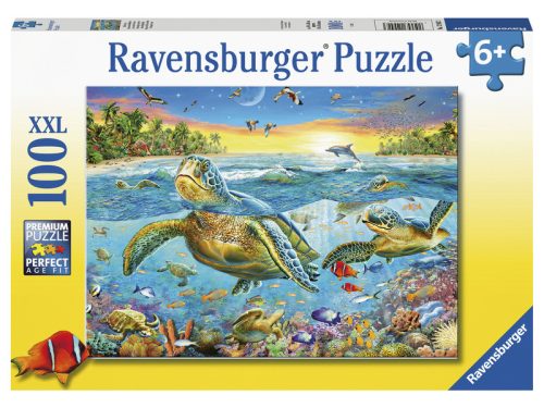 Ravensburger: Puzzle 100 db - Teknõsök találkozója