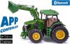 Siku John Deere 7310R emelővel Bluetooth applikációs traktor