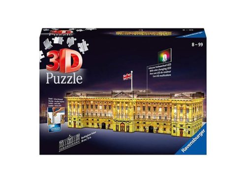 Ravensburger Buckingham palota fénnyel 216 darabos 3D puzzle