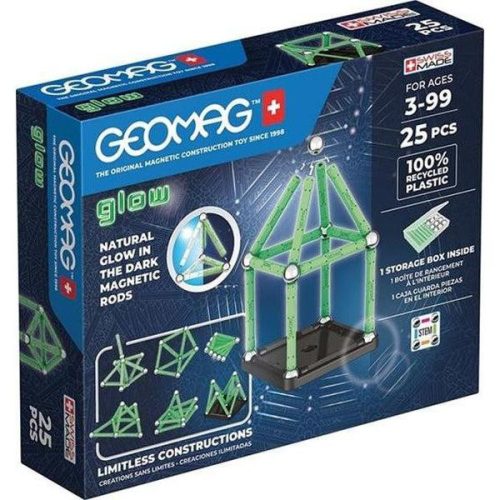 Geomag Glow - foszforeszkáló 25 darabos készlet