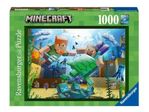 Ravensburger Puzzle 1000 db - Minecraft Mosaic