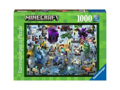 Ravensburger Puzzle 1000 db - Minecraft Mobs