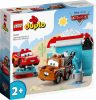 LEGO DUPLO Disney TM 10996 Villám McQueen és Matuka vidám autómosása