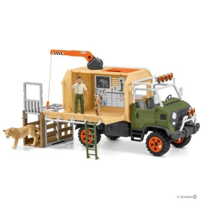 Schleich 42475 Állatmentő nagy teherautó