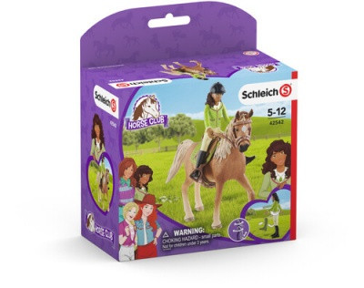 Schleich 42542 Horse Club, Sarah és Mystery