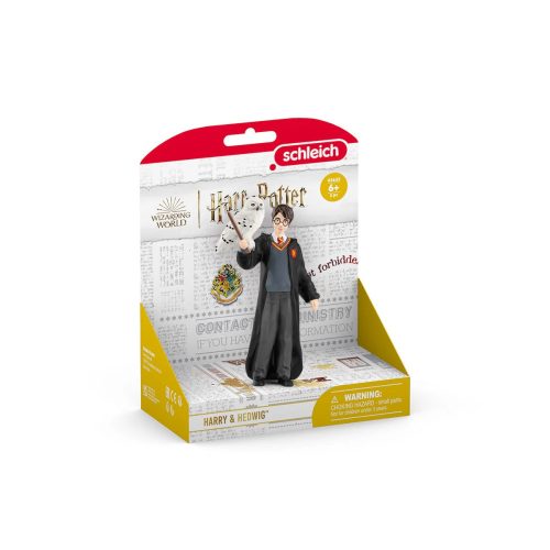 Schleich 42633 Harry Potter Harry és Hedvig játékfigura