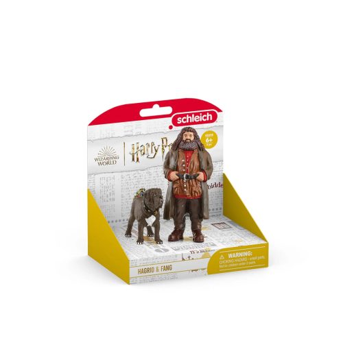 Schleich 42638 Harry Potter Hadrid és Agyar játékfigura