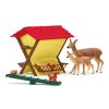 Schleich 42658 Erdei állatok etetése játékszett