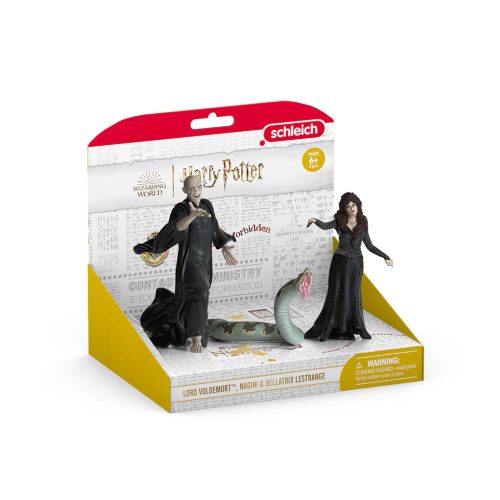 Schleich 42684 Lord Voldemort, Nagini és Bellatrix Lestrange játékfigura