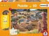 A vízgyűjtőnél 60 db-os puzzle + 2db Schleich figura