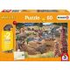 A vízgyűjtőnél 60 db-os puzzle + 2db Schleich figura