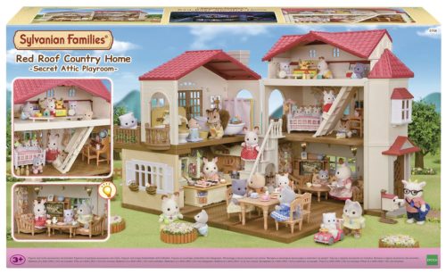 Sylvanian Families 5708 Piros tetős vidéki ház világítással