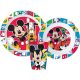 Disney Mickey Better Together étkészlet, micro műanyag szett, pohárral 260 ml