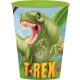 Dinoszaurusz T-Rex műanyag pohár 260 ml