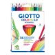 Színes ceruza GIOTTO Colors 3.0 aquarell  háromszögletű 36 db/készlet